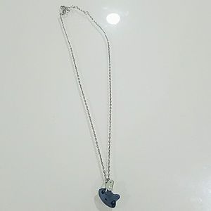 Swarovski Blue Kitty crystal necklace